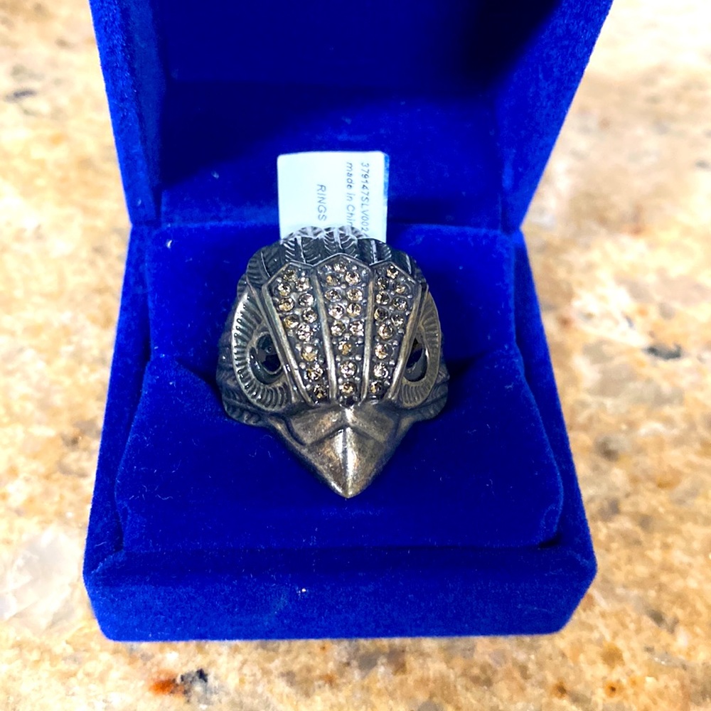 Kurt Geiger London bird head ring sized 8 nwt
